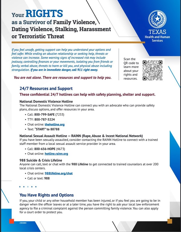 Image of first page of flyer reader can click to get the pdf