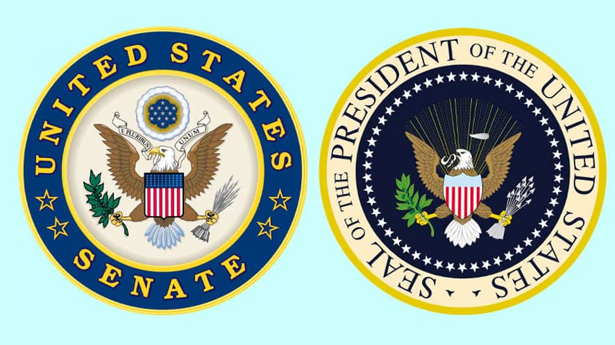 us senate and presidential seal