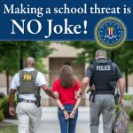El Paso ISD provided photo of young person being led away in handcuffs