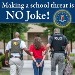 El Paso ISD provided photo of young person being led away in handcuffs