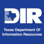 Texas Department of Information Resources - Logo and Agency Name, field of Blue - Thumbnail - Square