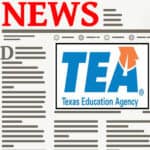 Clip art: TEA logo as an image on a newspaper front page.