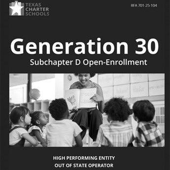 Image: Thumbnail, cover page of Generation 30 high Performing Entity Application Cover Page