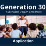 Image: First page of Genration 30 application