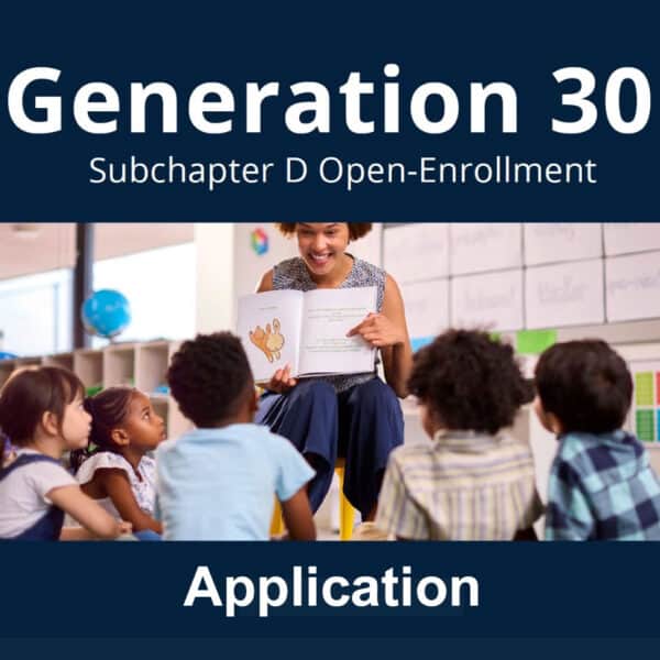 Image: First page of Genration 30 application