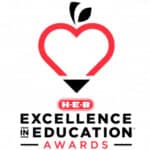 Logo: H-E-B excellence in education awards