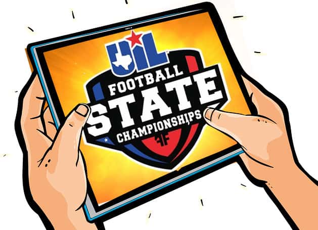 clip art: tablet with UIL State Football Championships image