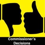 Clip art: Thumbs Art & Thumbs Down: Commissioner's Decisions