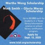 Clip art: Mark Smith - Gloria Meraz Scholarship.