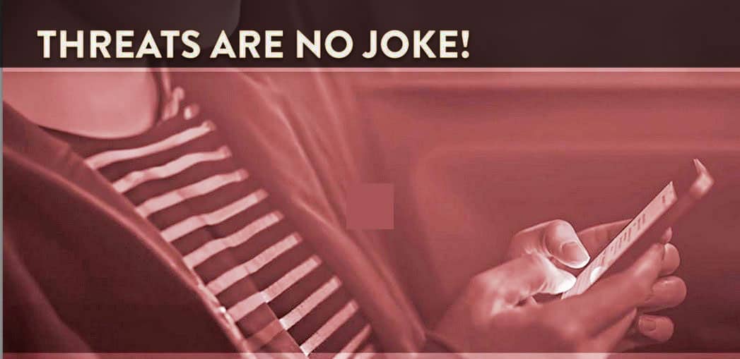 video cover: Threats are No Joke
