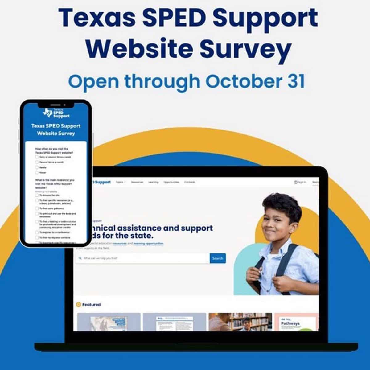 Image: TEA announcement special-ed survey open through Oct. 31, 2025