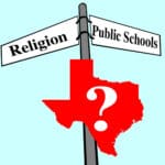 Image: Texas & Public Schools, with question mark