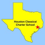 Image: Texas simple map Houston Classical Charter School