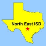 Image: Simple locator map: North East ISD