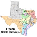 map 15 Texas SBOE districts