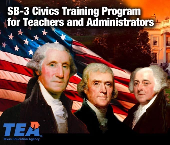 Image: Cover Page SB3 Civics Training Program for Teachers and Administrators
