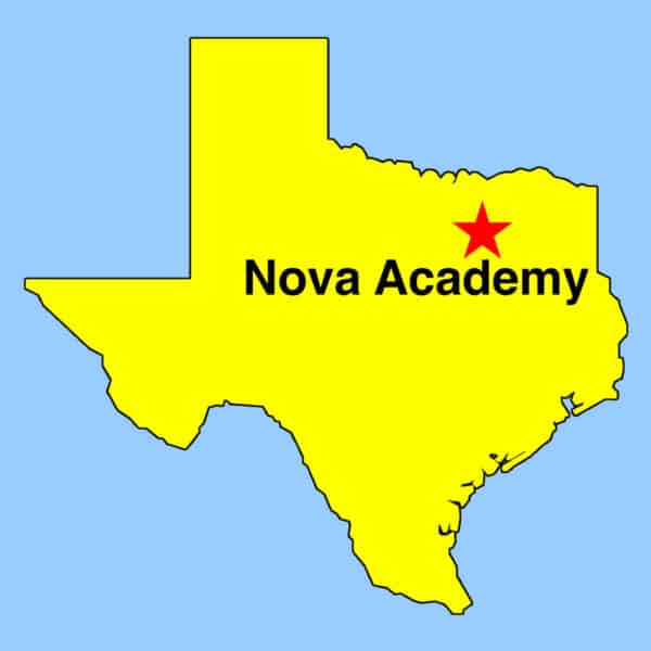 Image - showing location of Nova Academy, Dallas county area