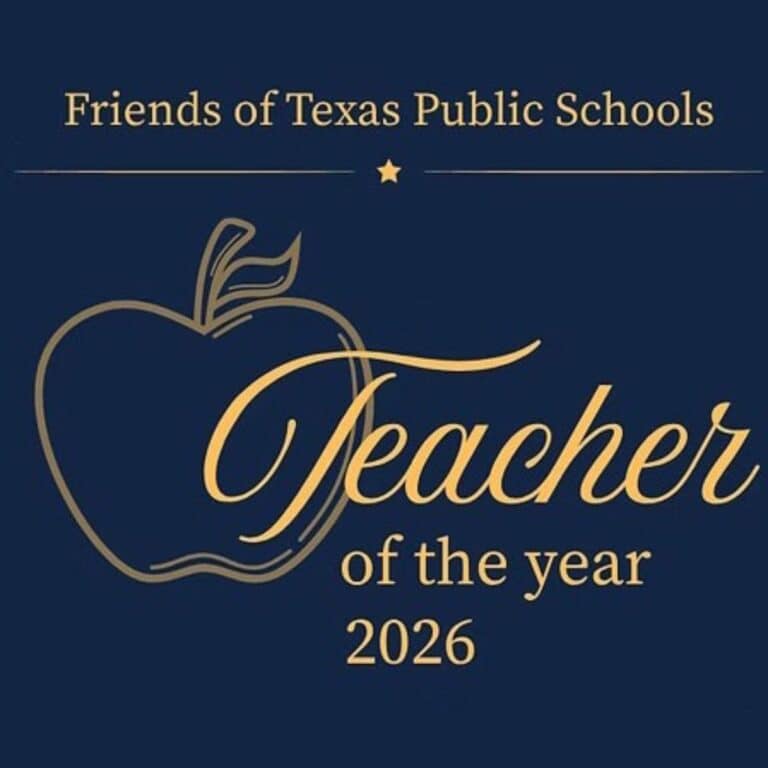 Logo: Teacher of the Year 2026- Friends of Texas Public Education